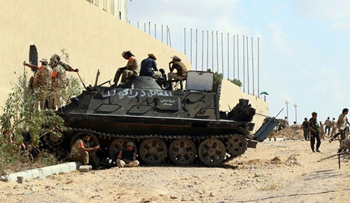 milicias libias en Sirte